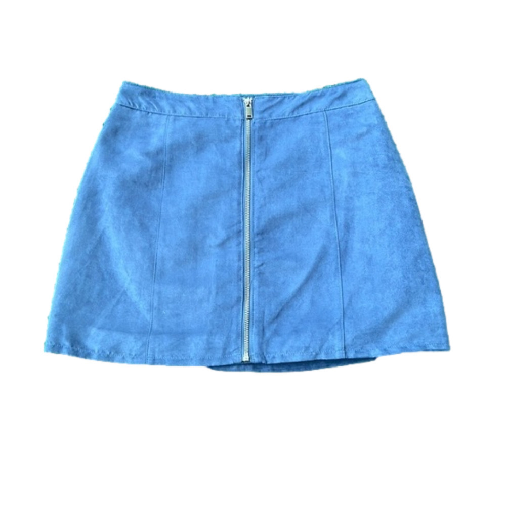 𝅺divided suede like skirt